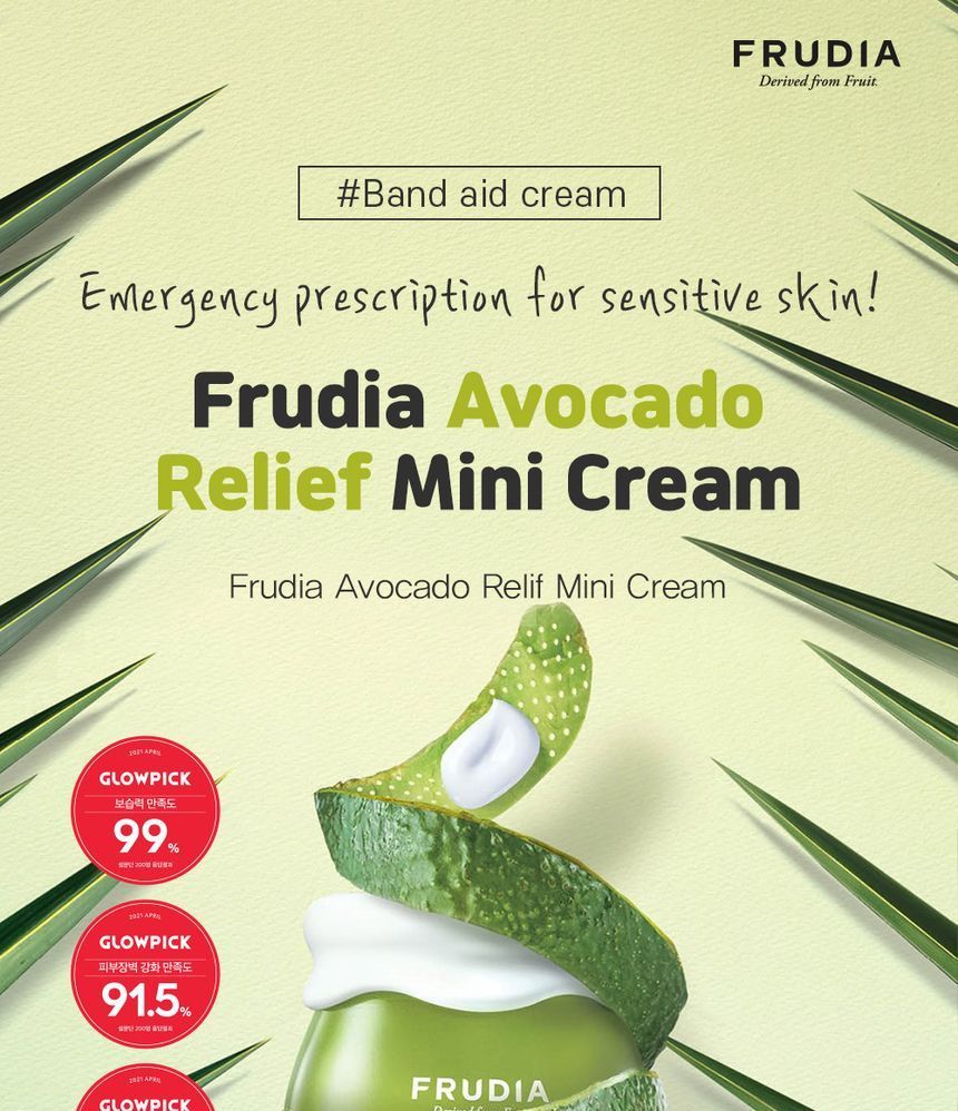 FRUDIA - Avocado-reliëfcrème mini