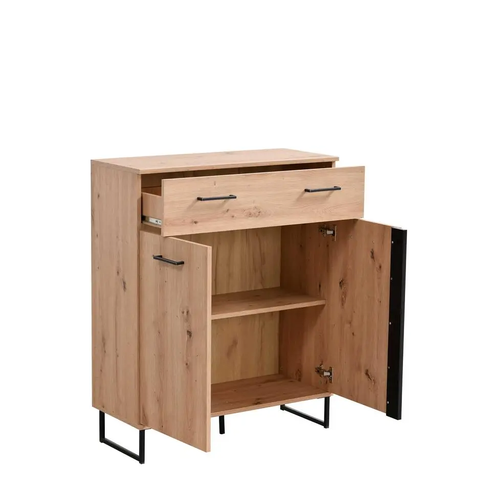 Commode Hoggas 2 deuren & 1 lade - eik