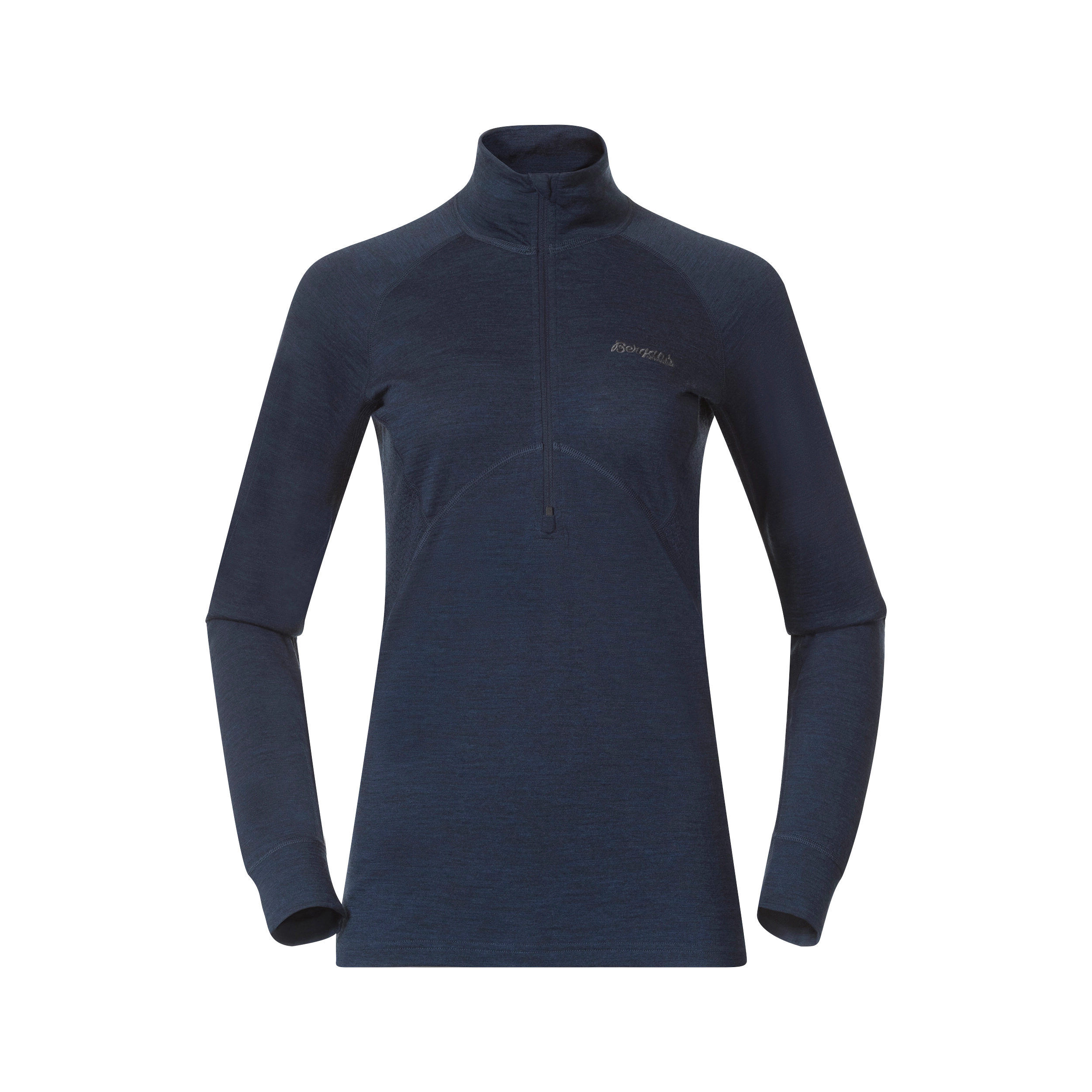 Inner:Pure Merino Half Zip Women Navy Blue