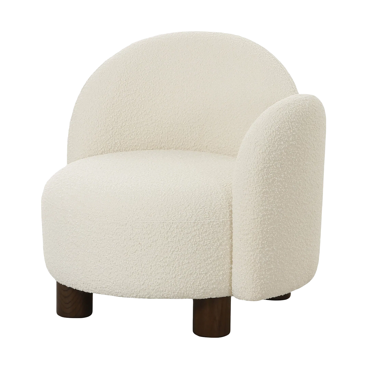 Fauteuil Isabeau Bouclé wit