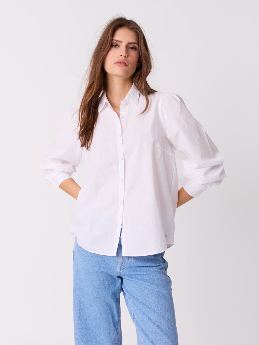 Pippa bluse Bright White