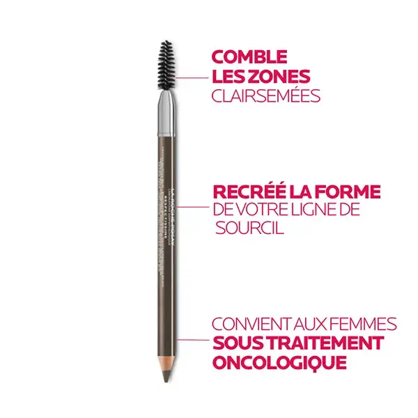 La Roche Posay Tolériane Crayon Sourcils Brun