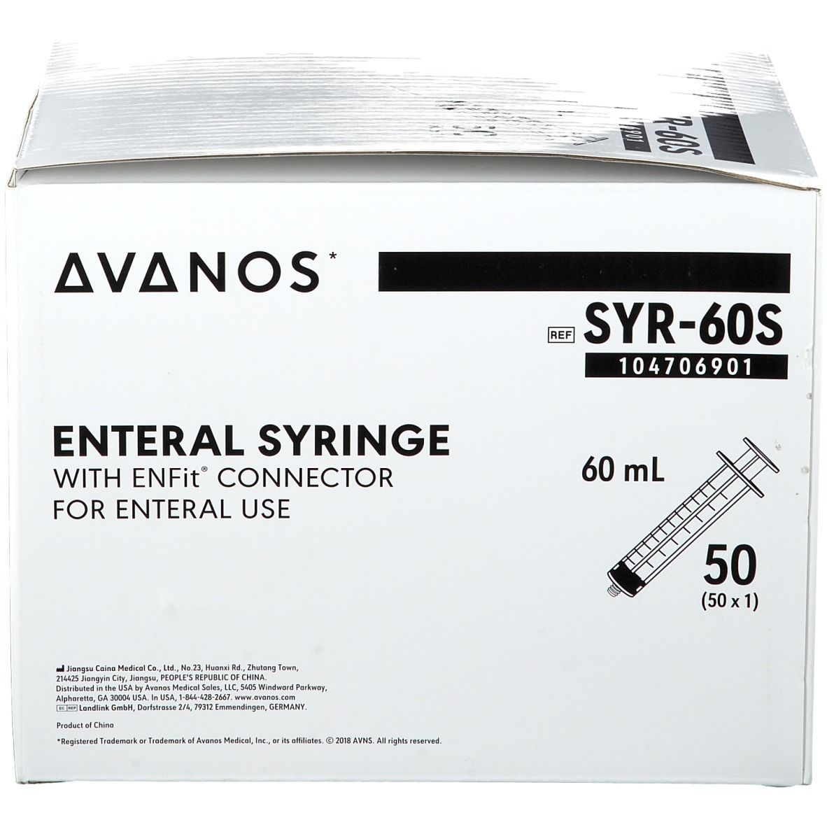 AVANOS ENTERAL Spritze 60 ml