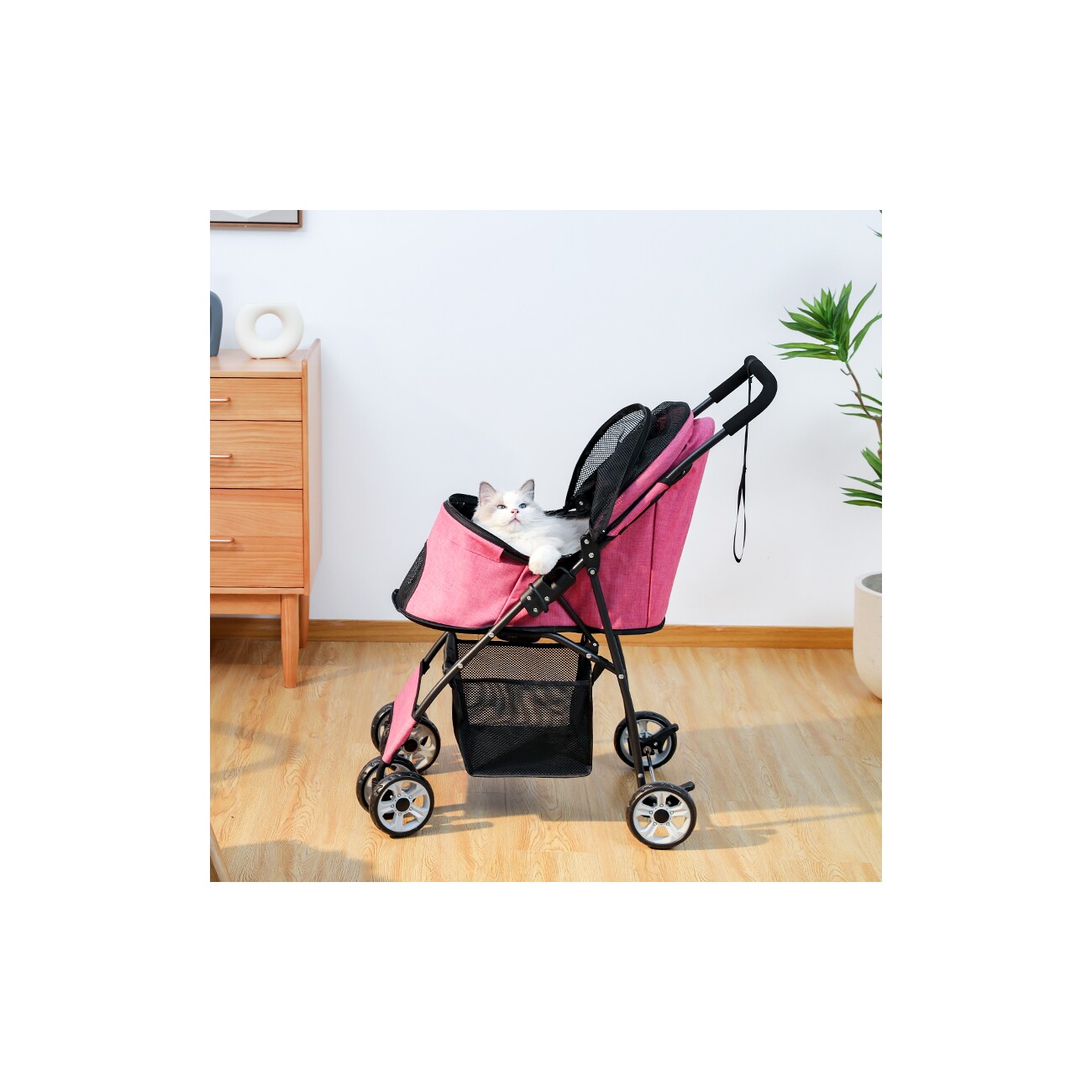 Pawz Road Hundewagen 77×43×92 cm pink