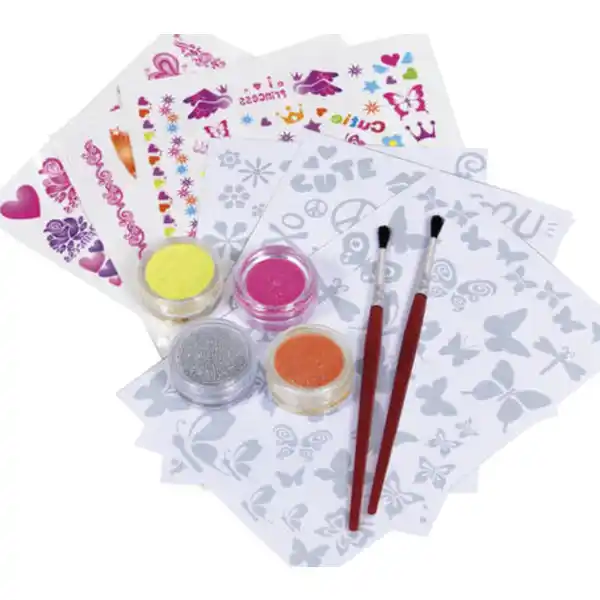 11-teiliges-Set Glitter Tattoos