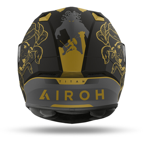 Airoh - Casque Valor Titan Noir Mat / Or