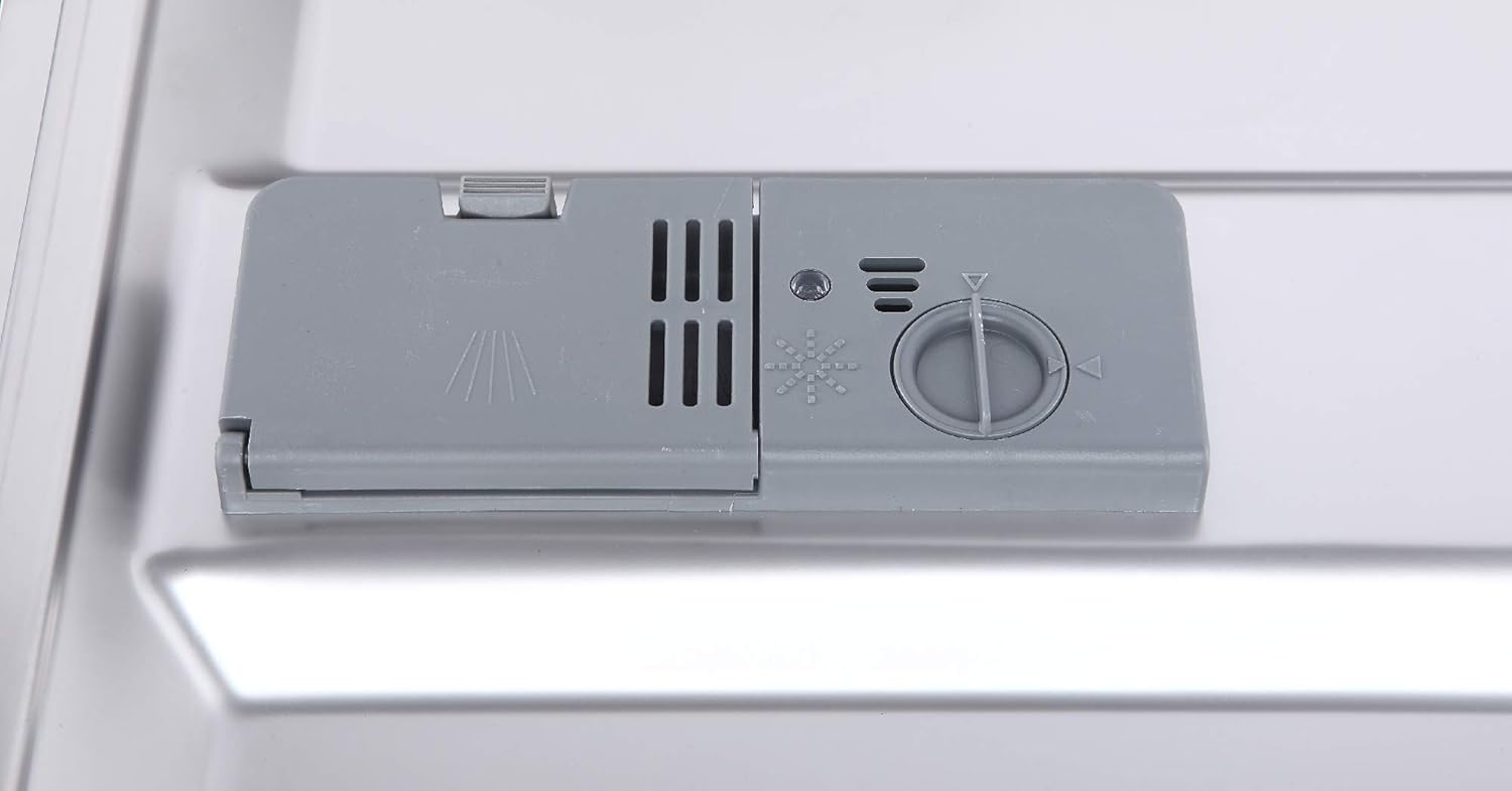 Respekta Spülmaschine teilintegriert 60 cm / Einbau-Geschirrspüler mit 6 Programmen / Startzeitvorwahl / 12 Maßgedecke / LED -Display / GSP60TIDM