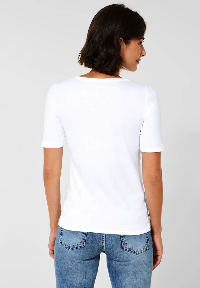 Cecil T-Shirt »Style Lena« mit klassischem Rundhalsausschnitt