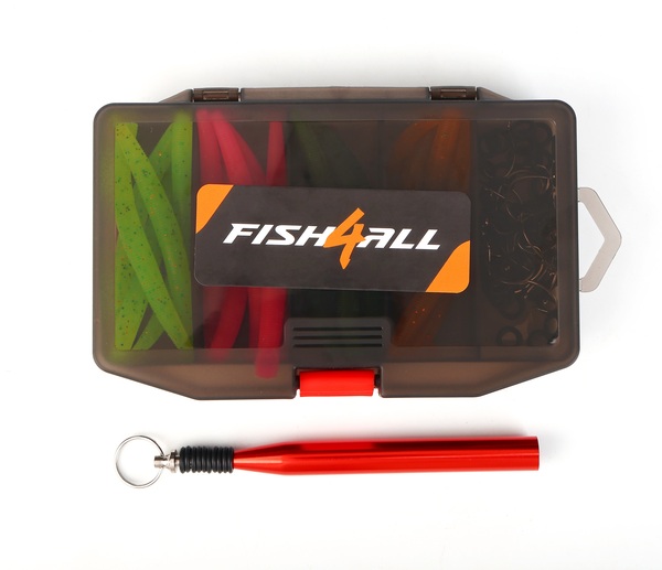 Boîte Ver Whacky Worm Fish4All (91 pièces)