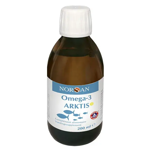 Norsan Omega-3 Arktis 2000mg Huile de Foie de Morue 200ml