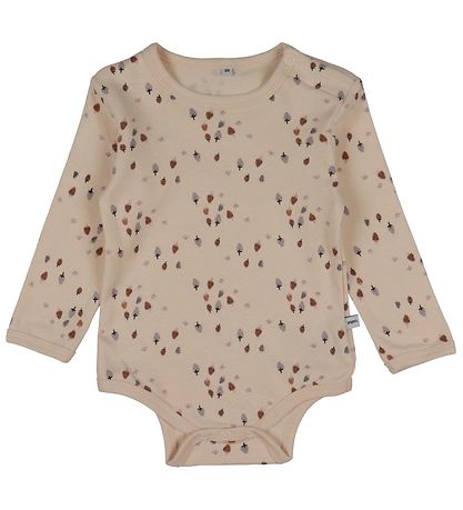 Pippi Baby Bodys L/æ - 4er-Pack - Burlwood