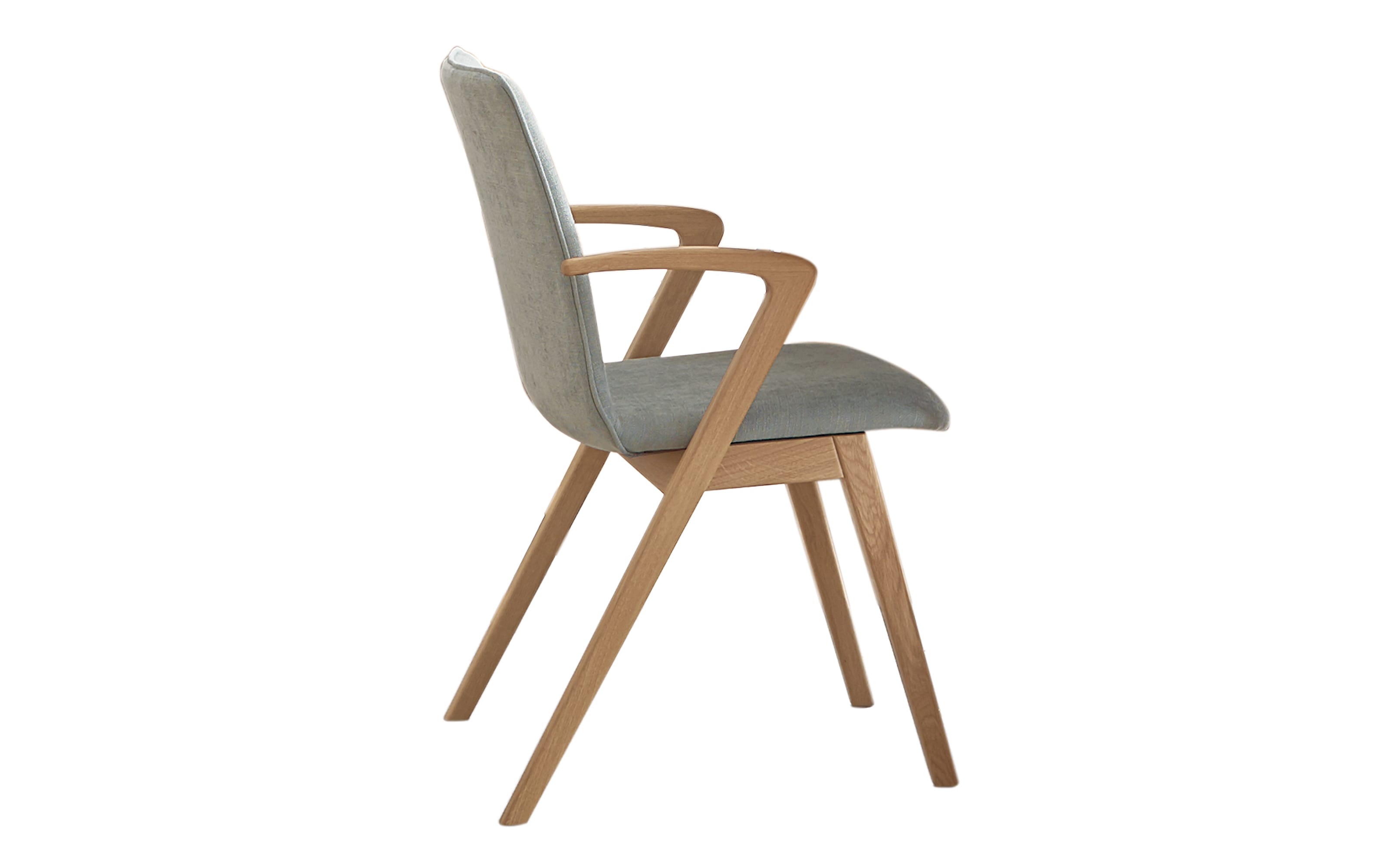 Essgruppe Kate/Impulse/ET179, hellblau/Eiche rustico hell