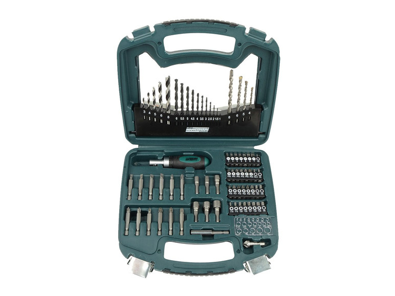 Boor- en bitset, 75 stuks