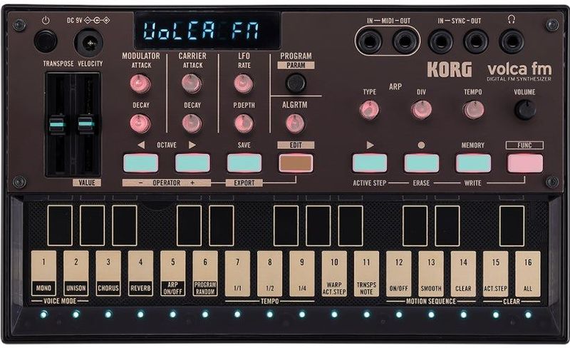 Korg - Volca FM2 - Synthesizer - Goud - Zwart - Digitaal