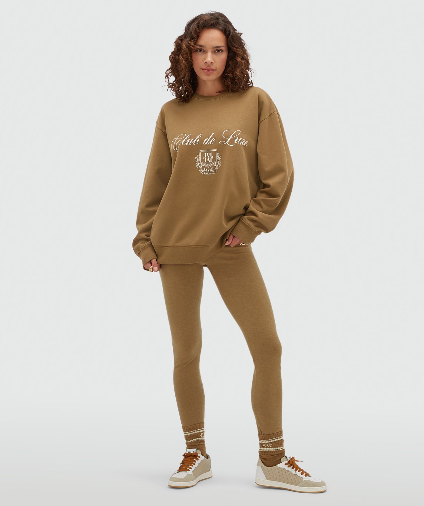 JV-WOODSON oversized sweater - khaki