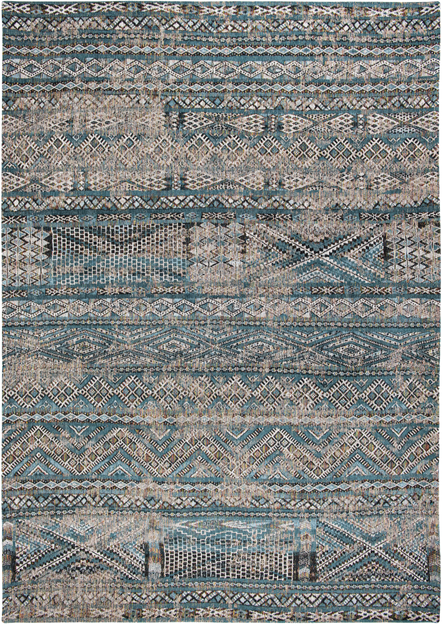 Ecorugs vloerkleed Kilim blauw 240x340 cm