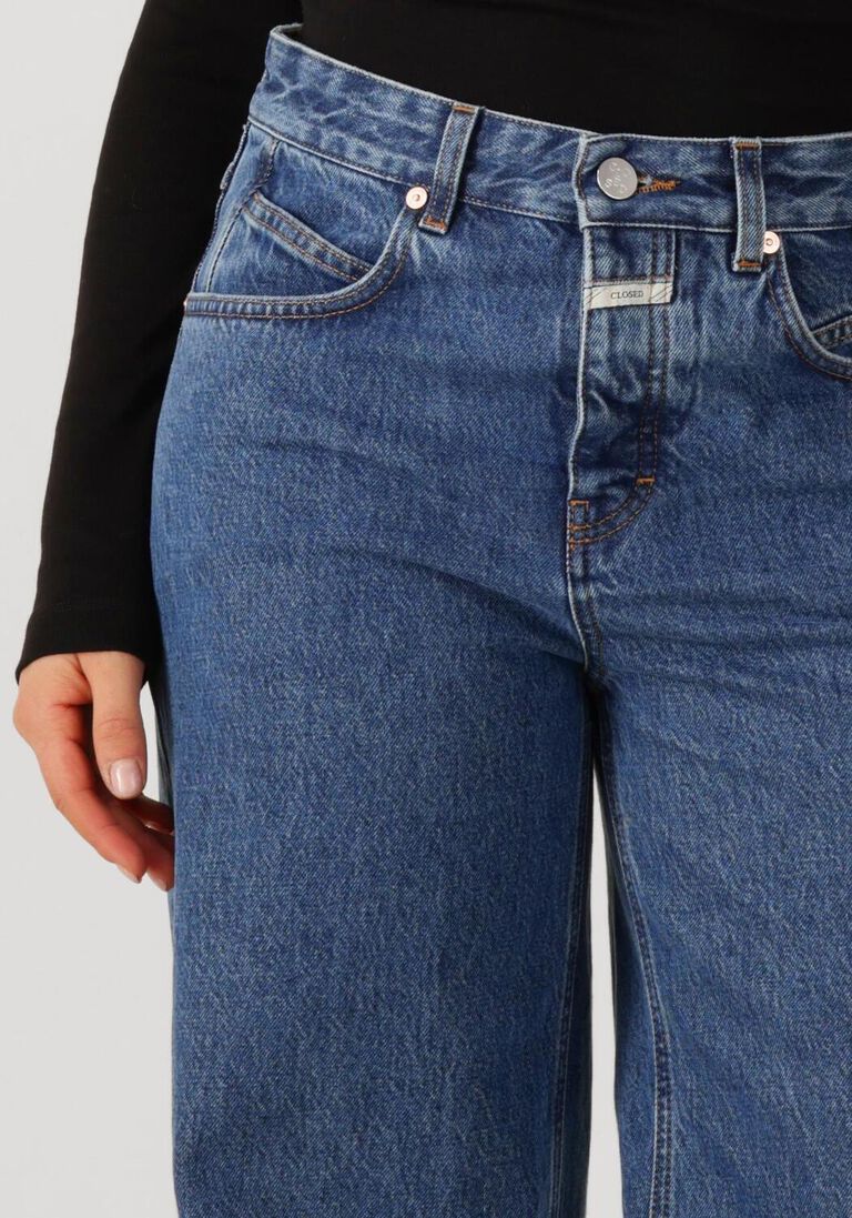 blauwe closed wide jeans nikka