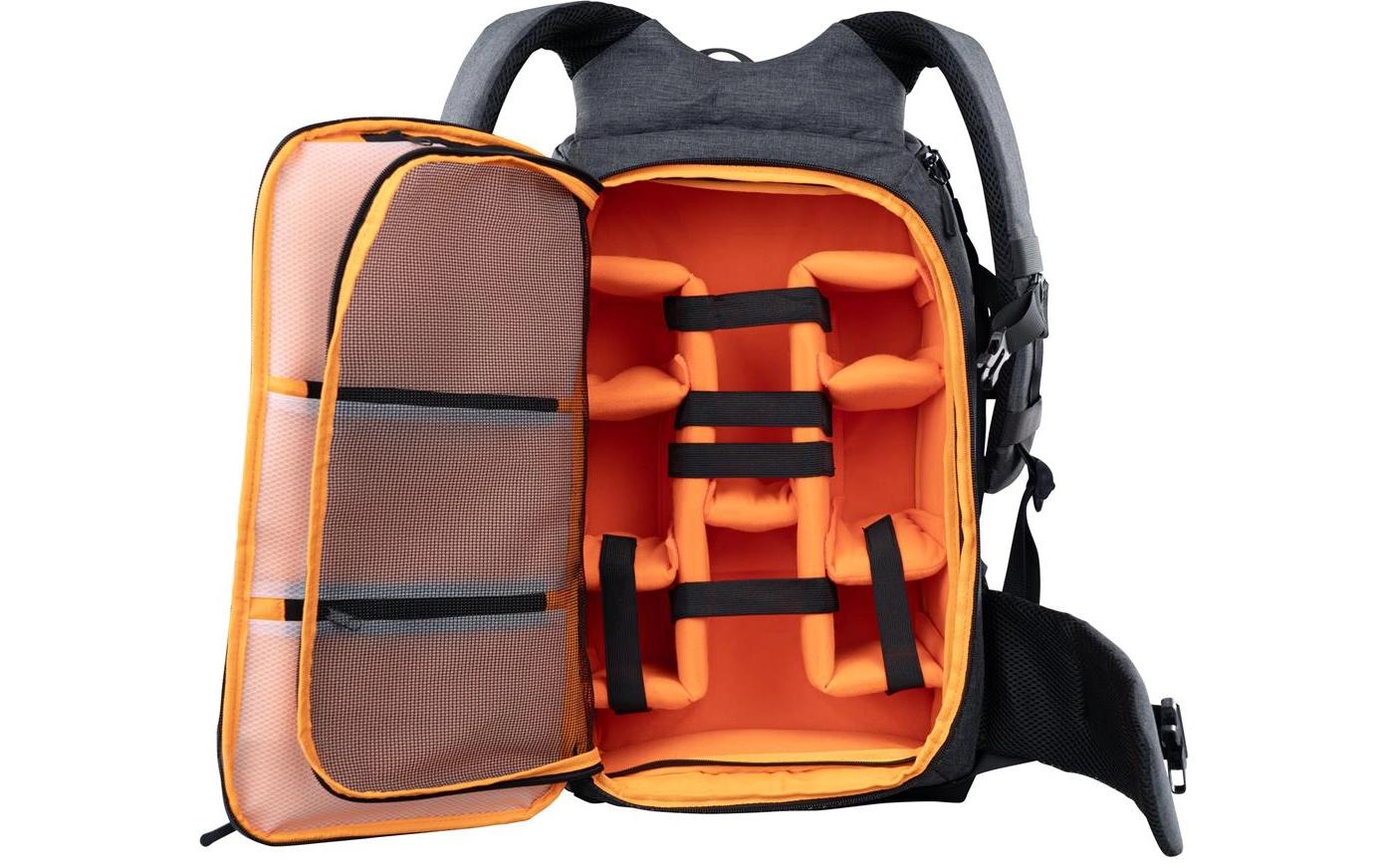 Fotorucksack Prag Pro Grau<br>Rucksack mit Platz für DSLR und Zubehör