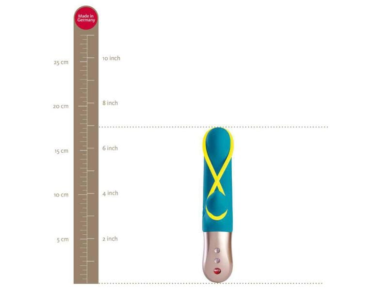 Fun Factory Vibrator Amorino petrol 17.6 cm Hochwertiger Rabbit Vibrator