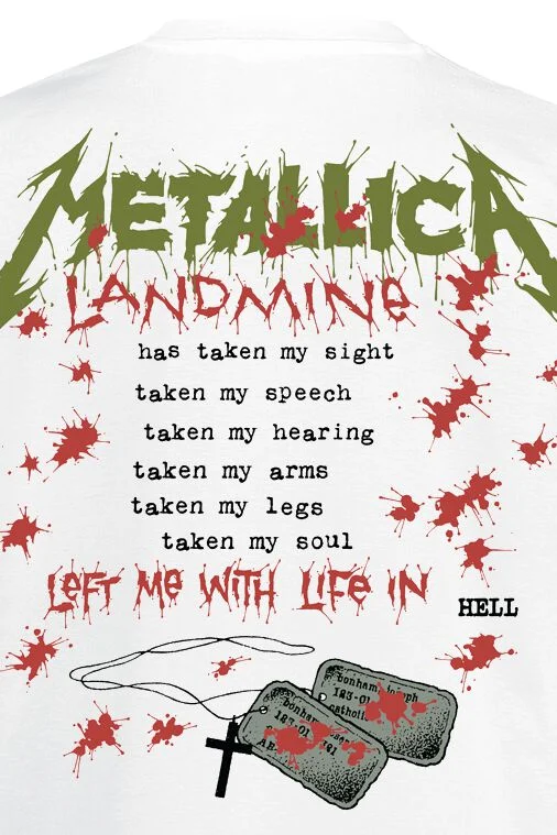 One Landmine | Metallica T-Shirt Manches courtes