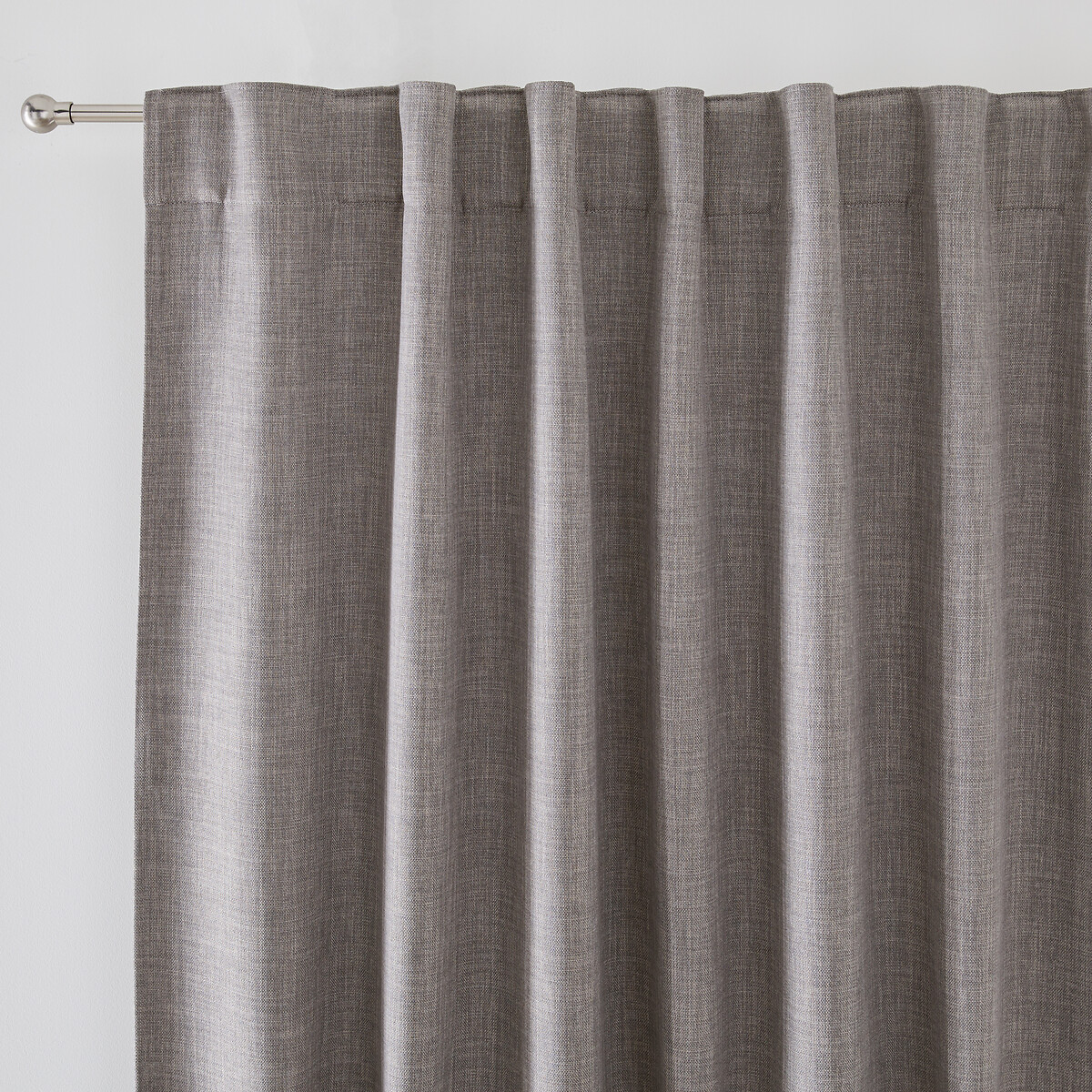 LA REDOUTE INTERIEURS<br>Cortina blackout com laços ocultos Exurie