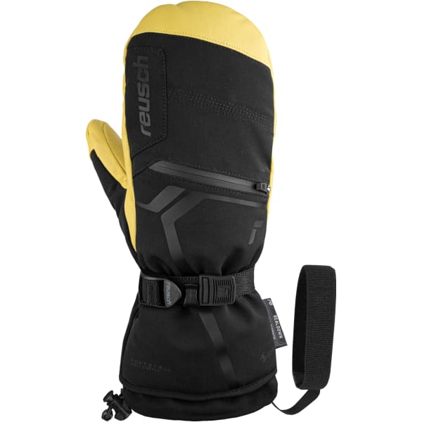 Moufle ski REUSCH DOWN SPIRIT GTX MITTEN BLACK/CAMEL