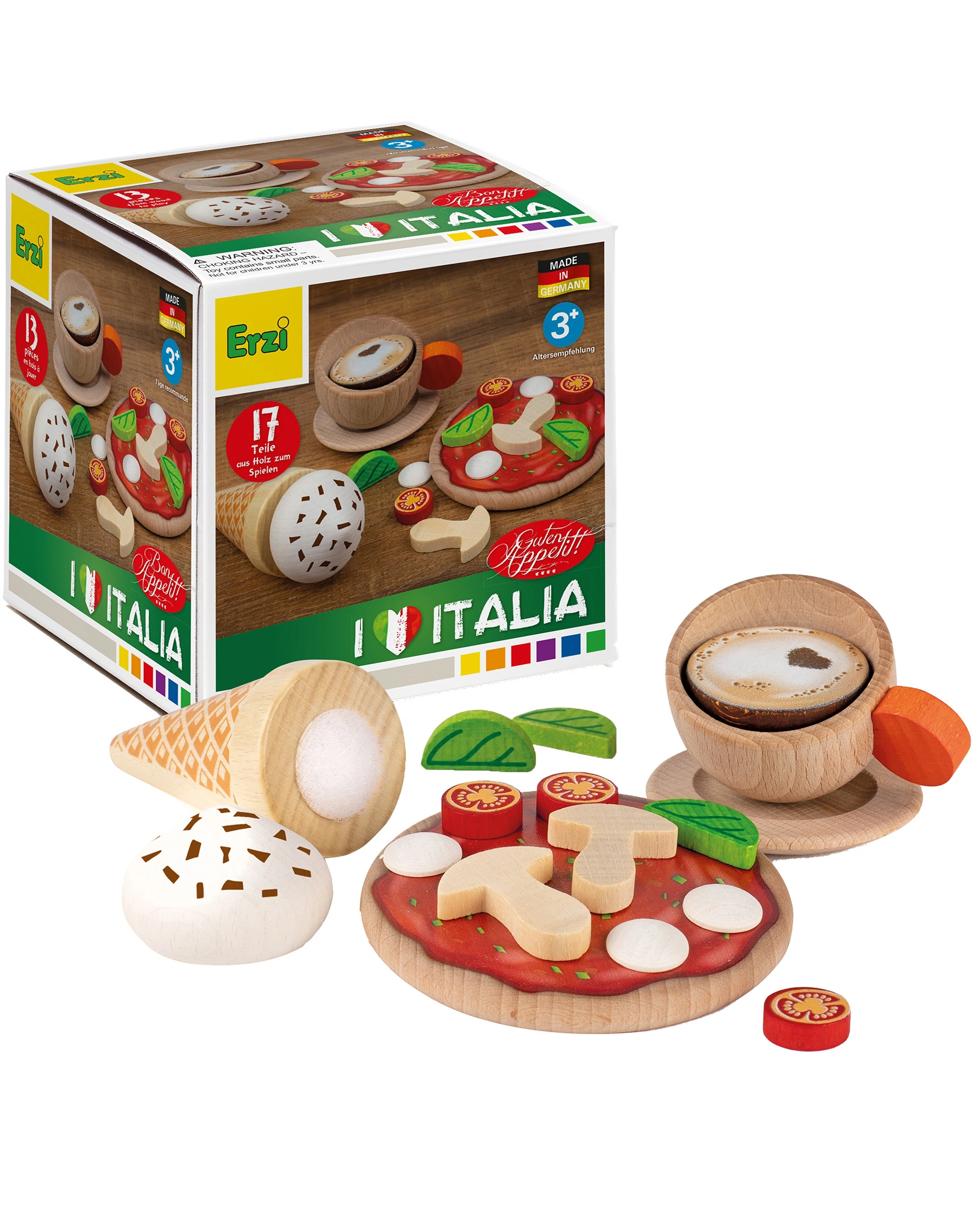 Kaufladenzubehör ITALIEN 17-teilig