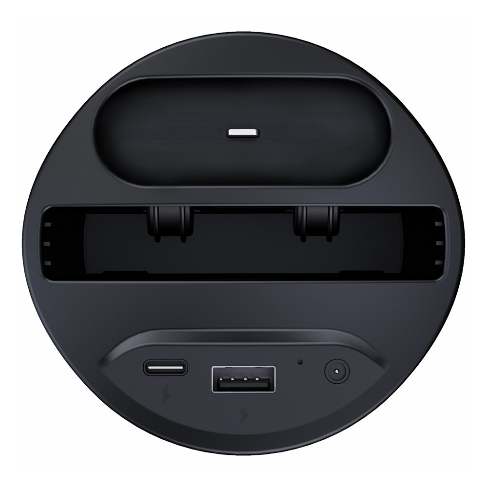 (15W) 4in1 Auto Becherhalter Ladegerät Cup Holder Qi Wireless Charger - Schwarz