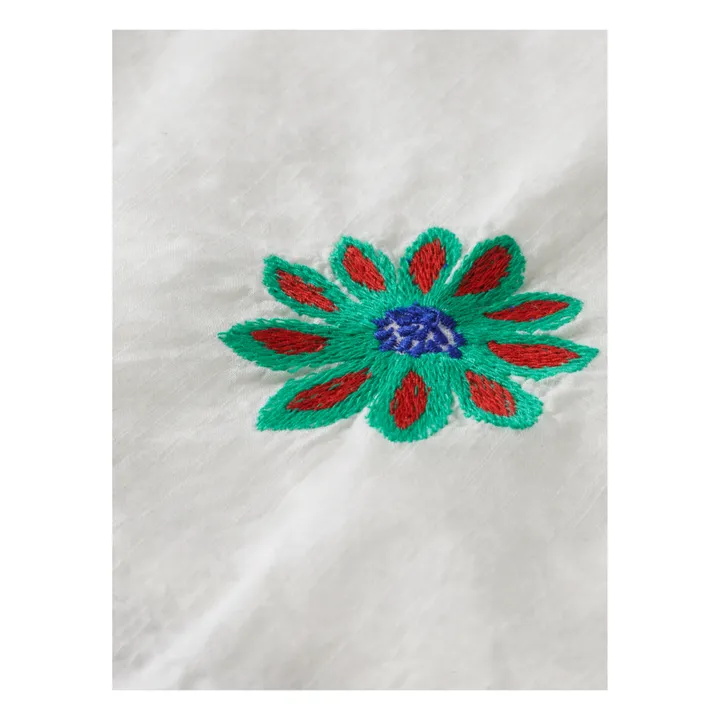 Scotch & Soda Top Fleurs Brodées | Blanc
