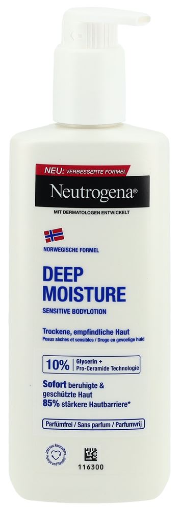 Neutrogena Body Lotion Lot Deep Moisture Sensitive Fl 250 ml