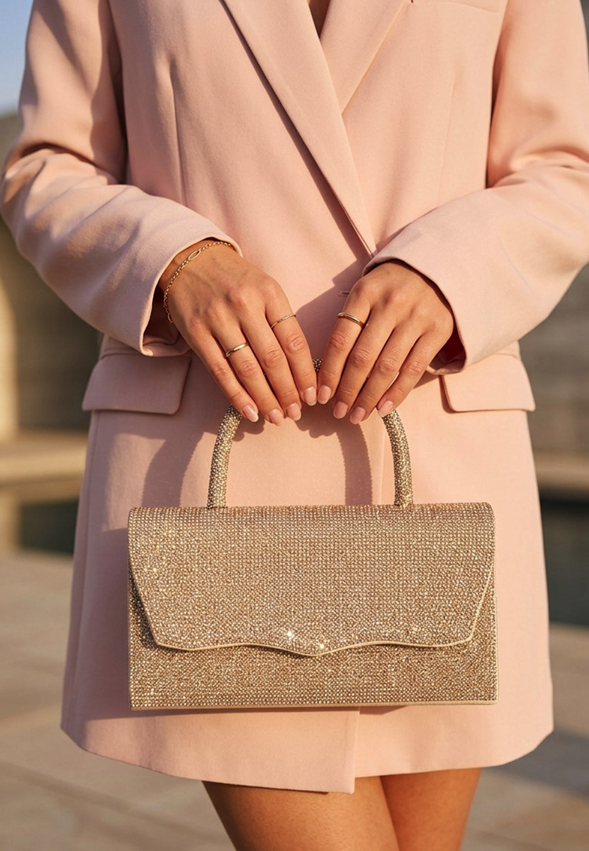 Sac à main doré Lioria
