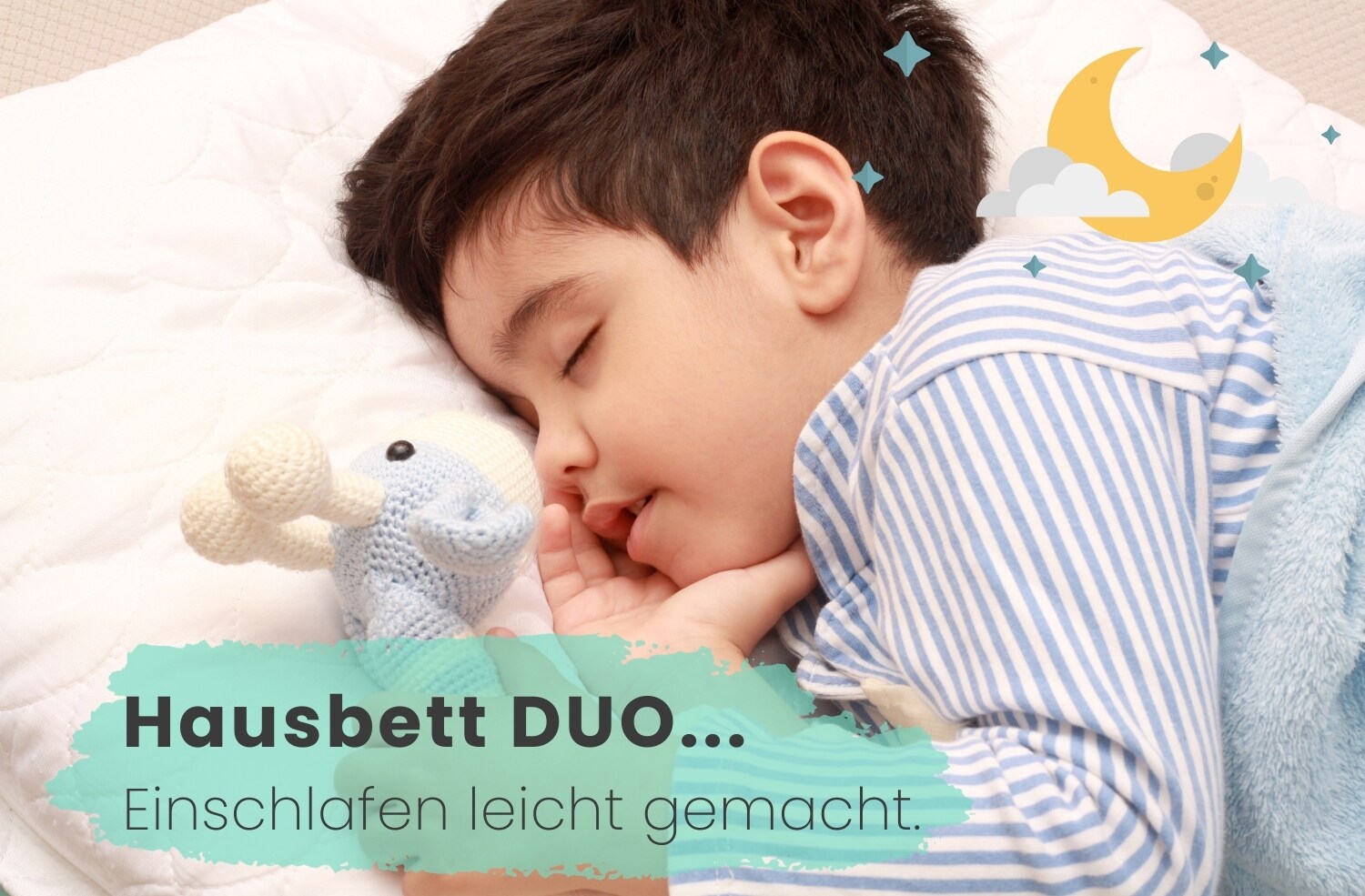TiCAA 2 in 1 Hausbett Bodenbett wandelbar mit abnehmbaren Dach Duo 90x200, 100x200 cm, 120x200 cm, 140x200 Weiß für Jungen & Mädchen mit Zusatzbett, Rausfallschutz & Rolllattenrost – aus Kiefer Massivholz