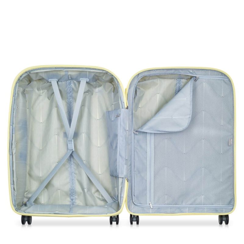 Valise rigide Clavel Extensible 76 cm Jaune Pale