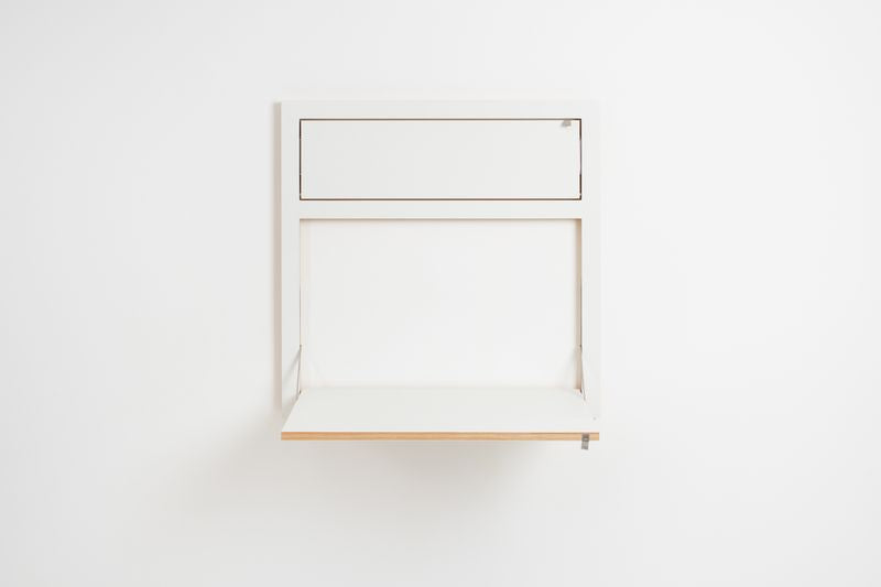FlÃ¤pps Wandbureau|secretaresse 80x80-2 - Wit