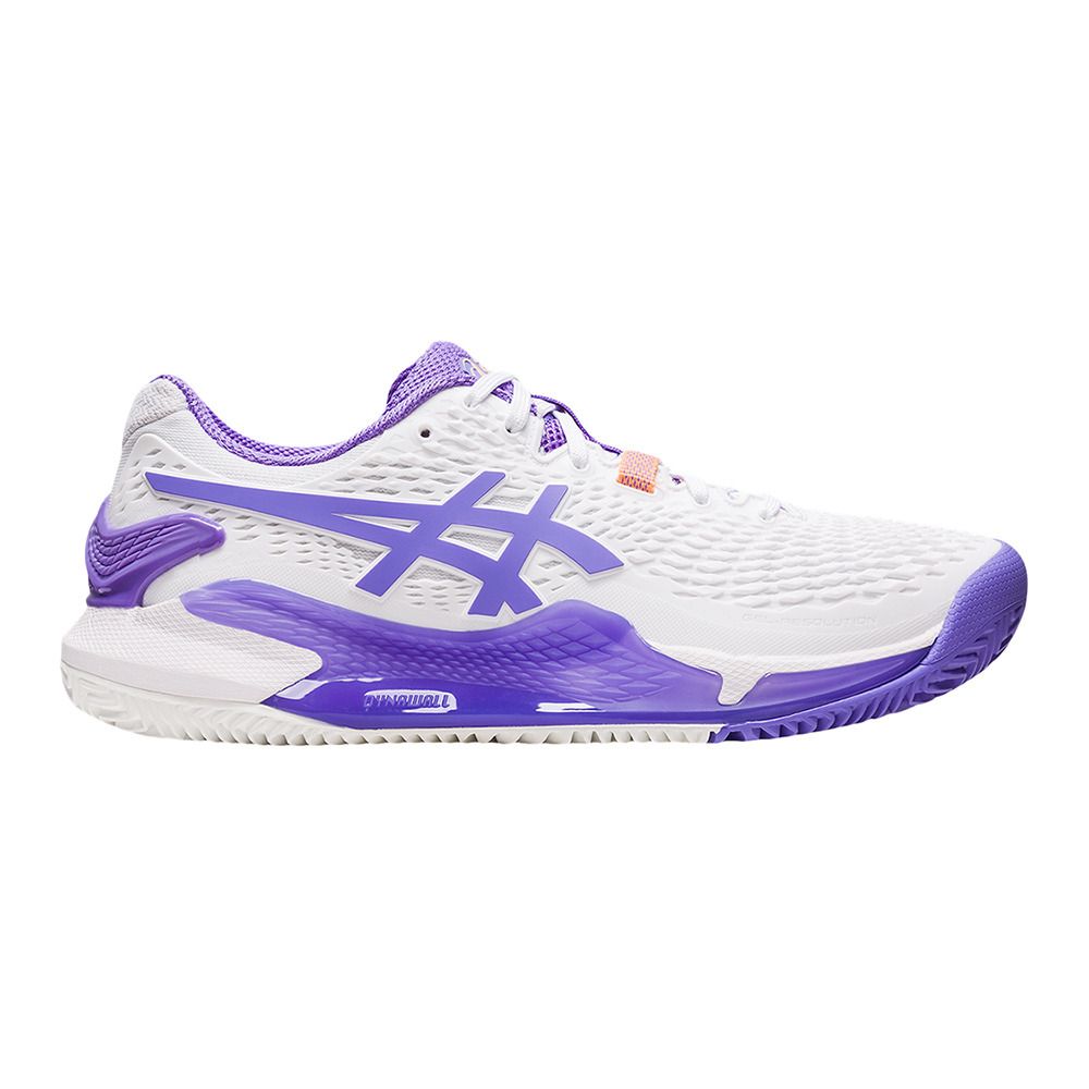 Asics GEL-RESOLUTION® 9 CLAY - Chaussures tennis Femme white/amethyst
