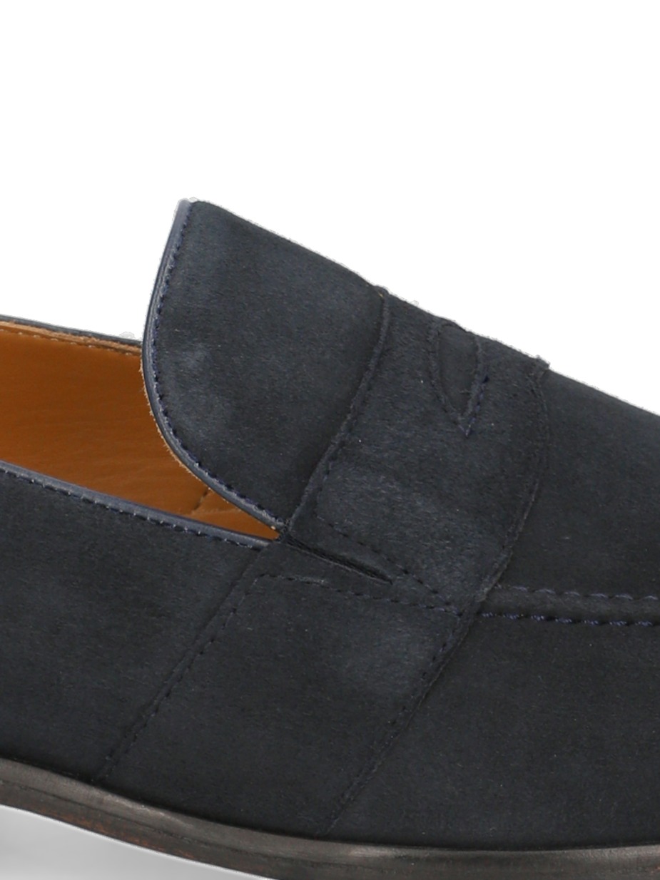 Veloursleder Slipper klassisch