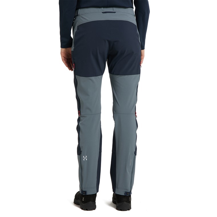 Haglöfs Roc Sight SoftshellPant Women Steel Blue/Tarn Blue
