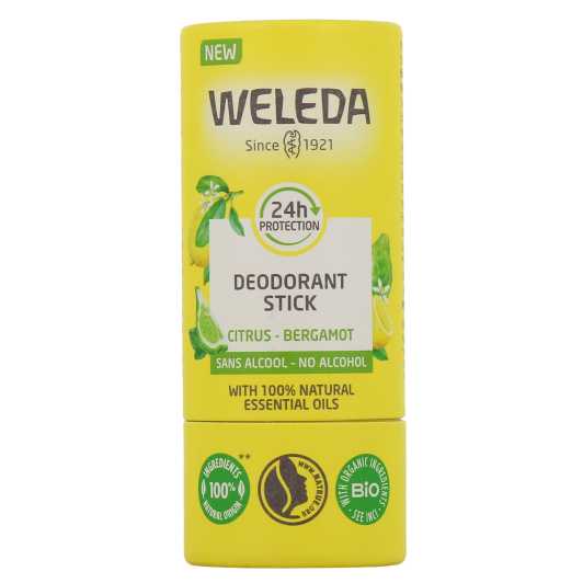 Weleda Déodorant stick bio efficacité 24h - Sans sels d'aluminium