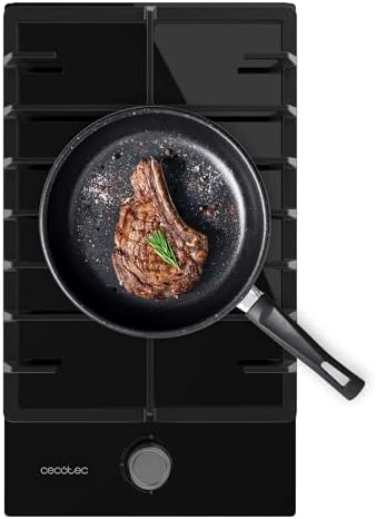 Cecotec Plaque à gaz Bolero Squad G 4200S Glass Black. Plaque à gaz avec 4 feux, finition verre noir, puissance 8000W, grilles individuelles et allumage électrique avec sécurité des vannes. : Cuisine et Maison