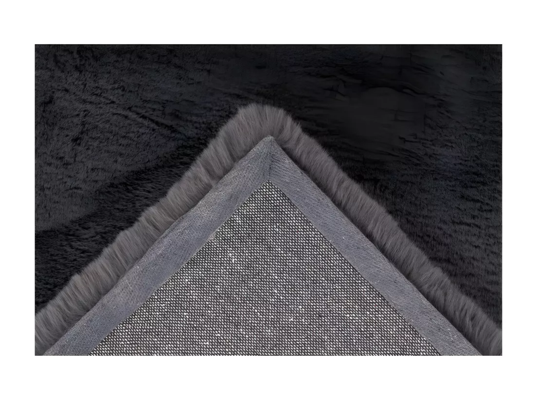 Tapis 290x200cm, design E009Y coloris graphite - Confort et élégance pour votre intérieur