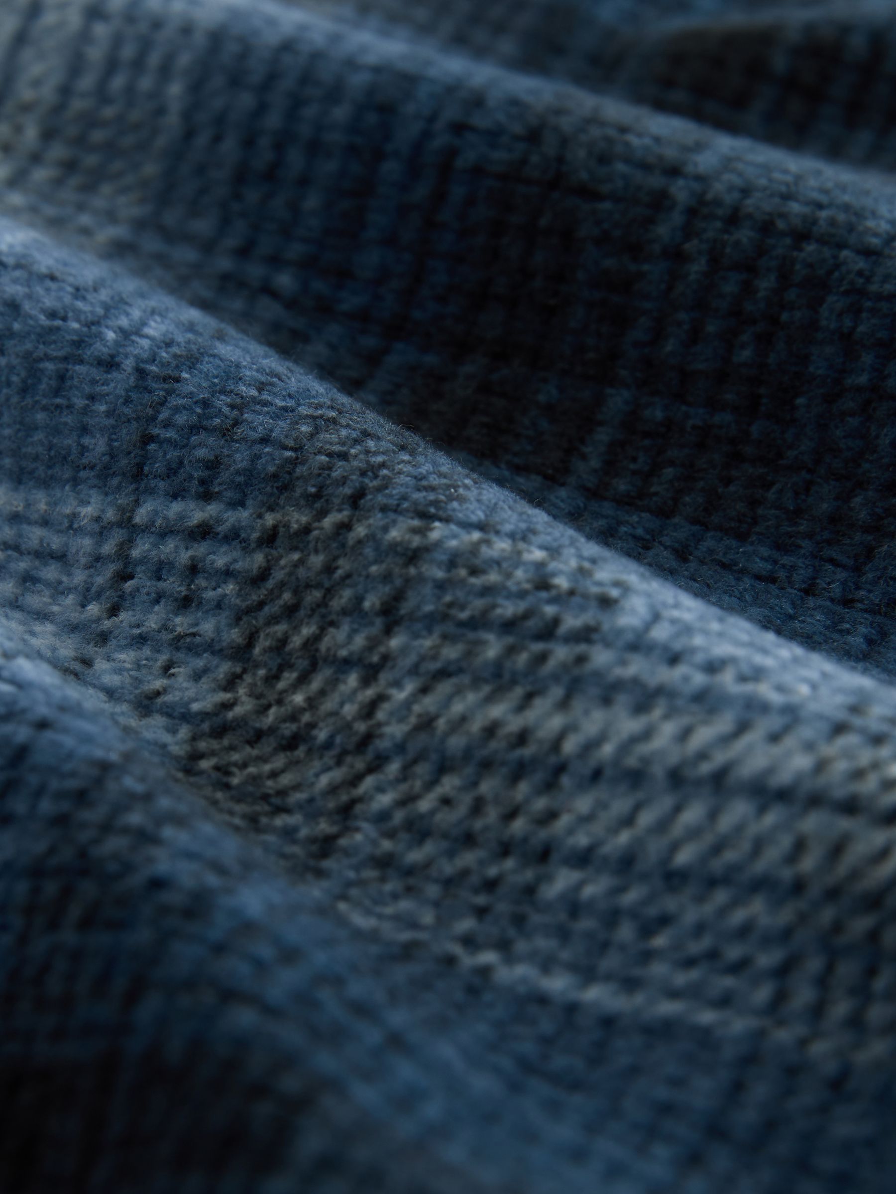 Marineblauw geruit - Motionflex - Behaaglijke pyjama met lange mouwen en boorden