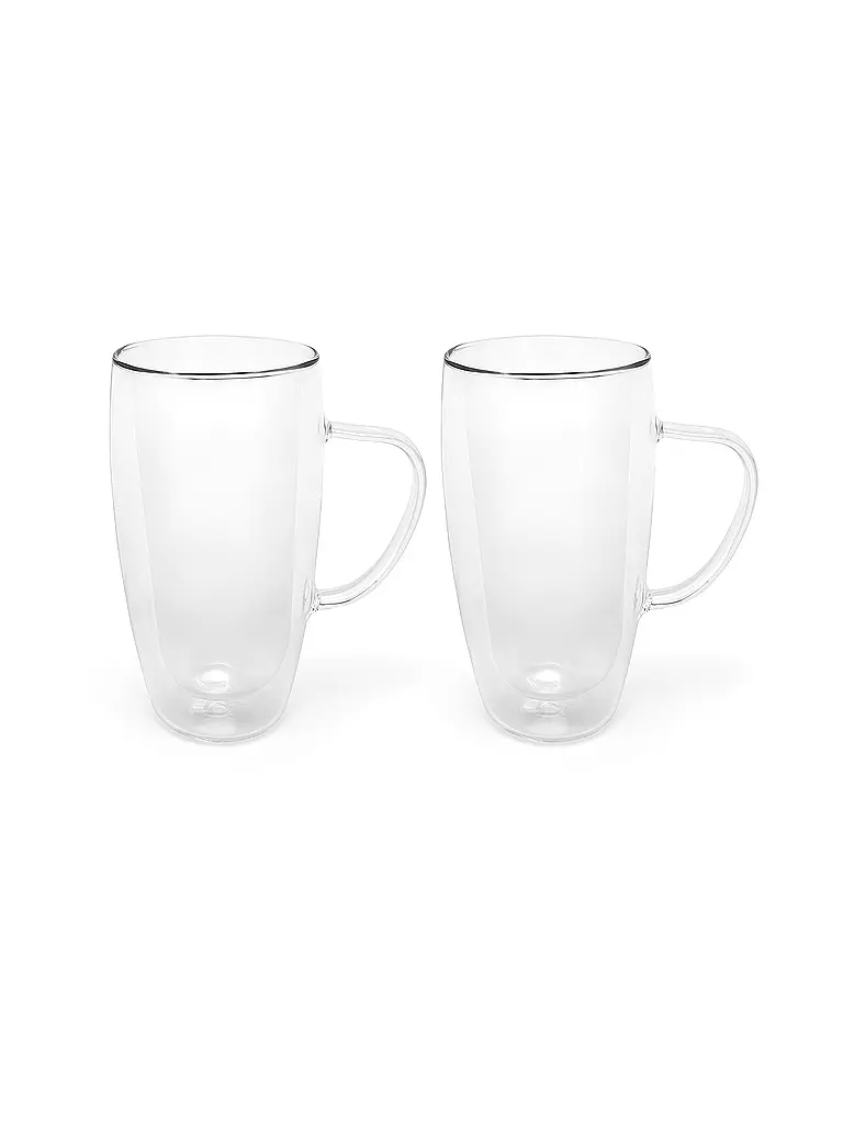 BREDEMEIJER Glas doppelwandig Cappuccino/Latte Macchiato 2er 0,4l transparent