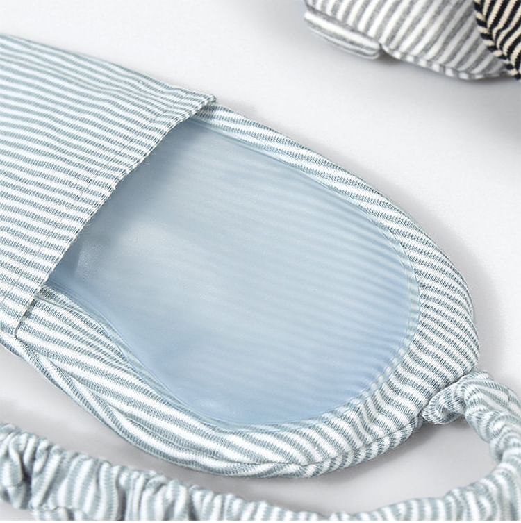 NEJA - Gestreept slaapmasker van stof