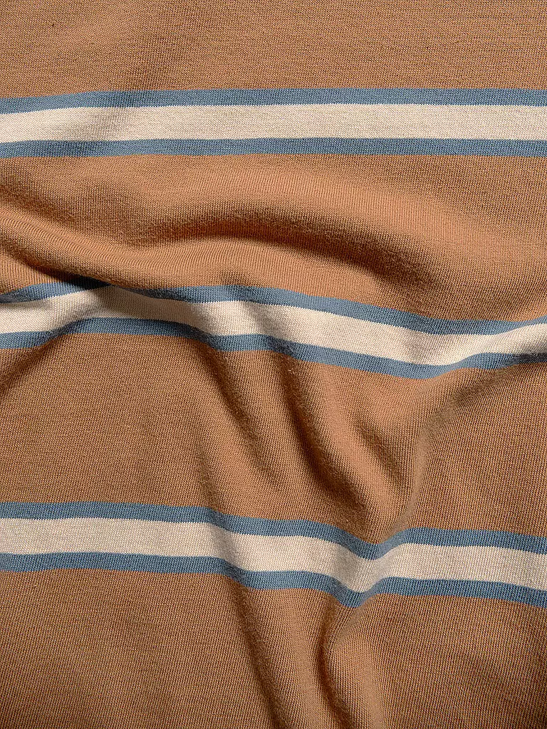 NUDIE JEANS T-Shirt LEFFE camel
