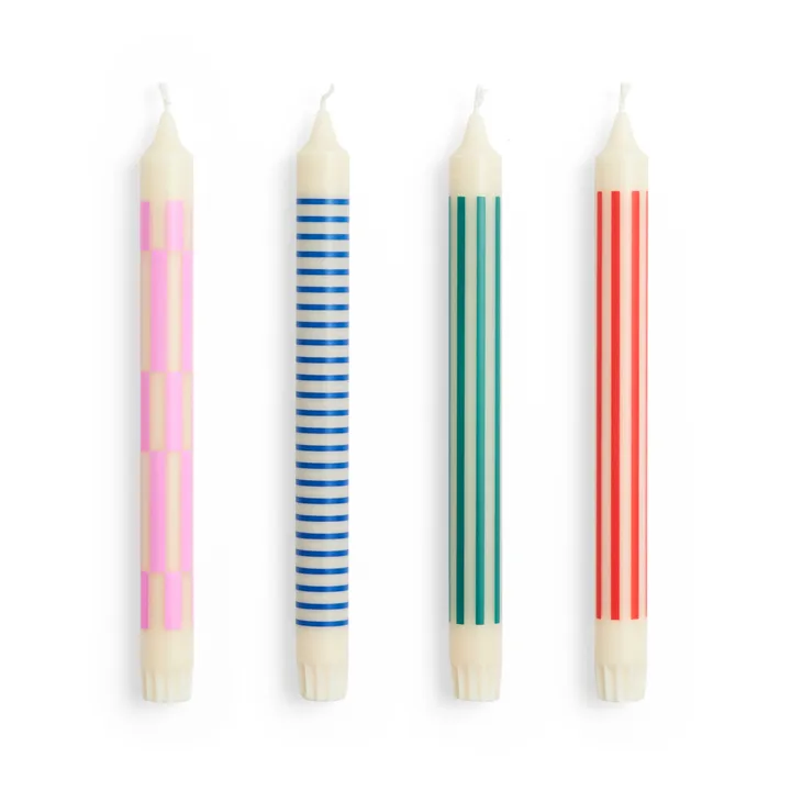 Hay Bougies Pattern - Set de 4