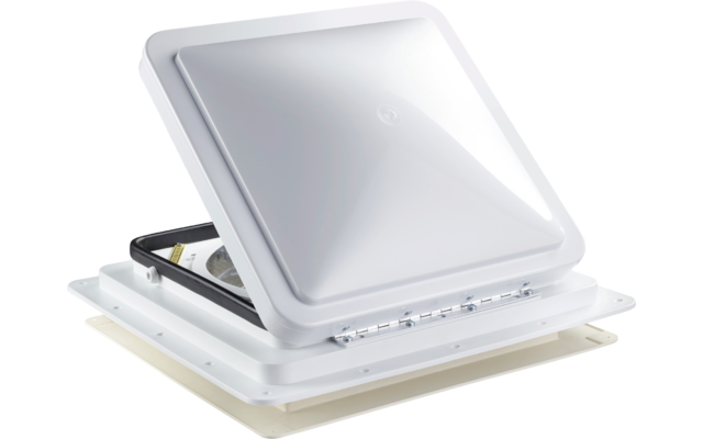 Dometic FanTastic Vent Dachbelüftung mit weißer Kuppel 400 x 400 mm