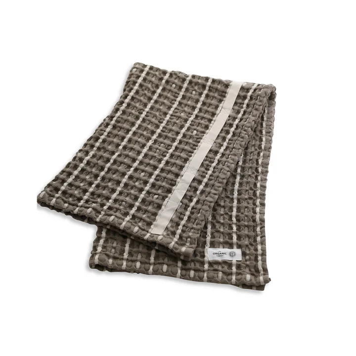 The Organic Company - Big Waffle Handtuch, 50 x 75 cm, stone
