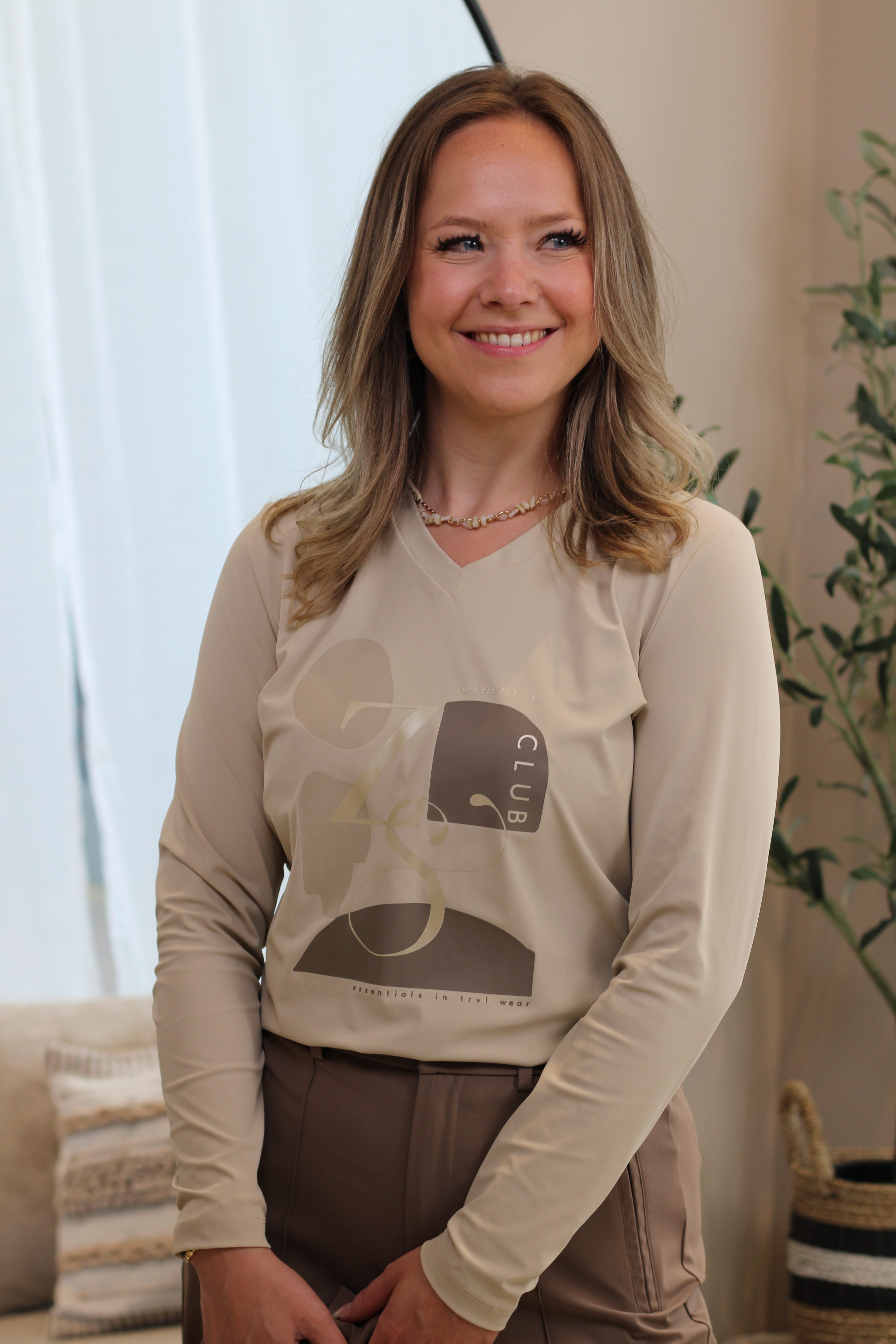 Zoso - Mary Travel Longsleeve Top - Sand