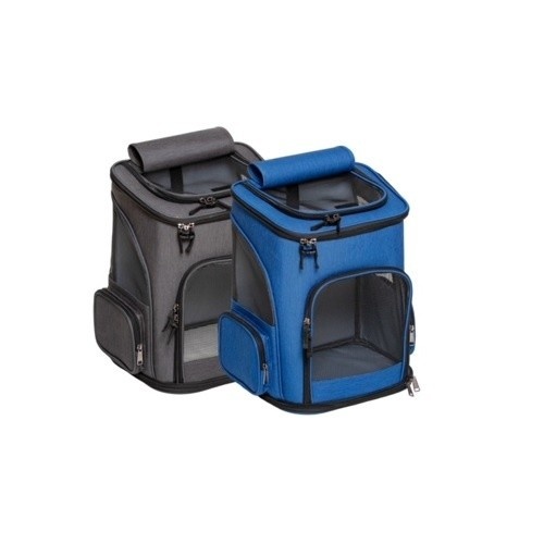 Mochila azul para transporte
