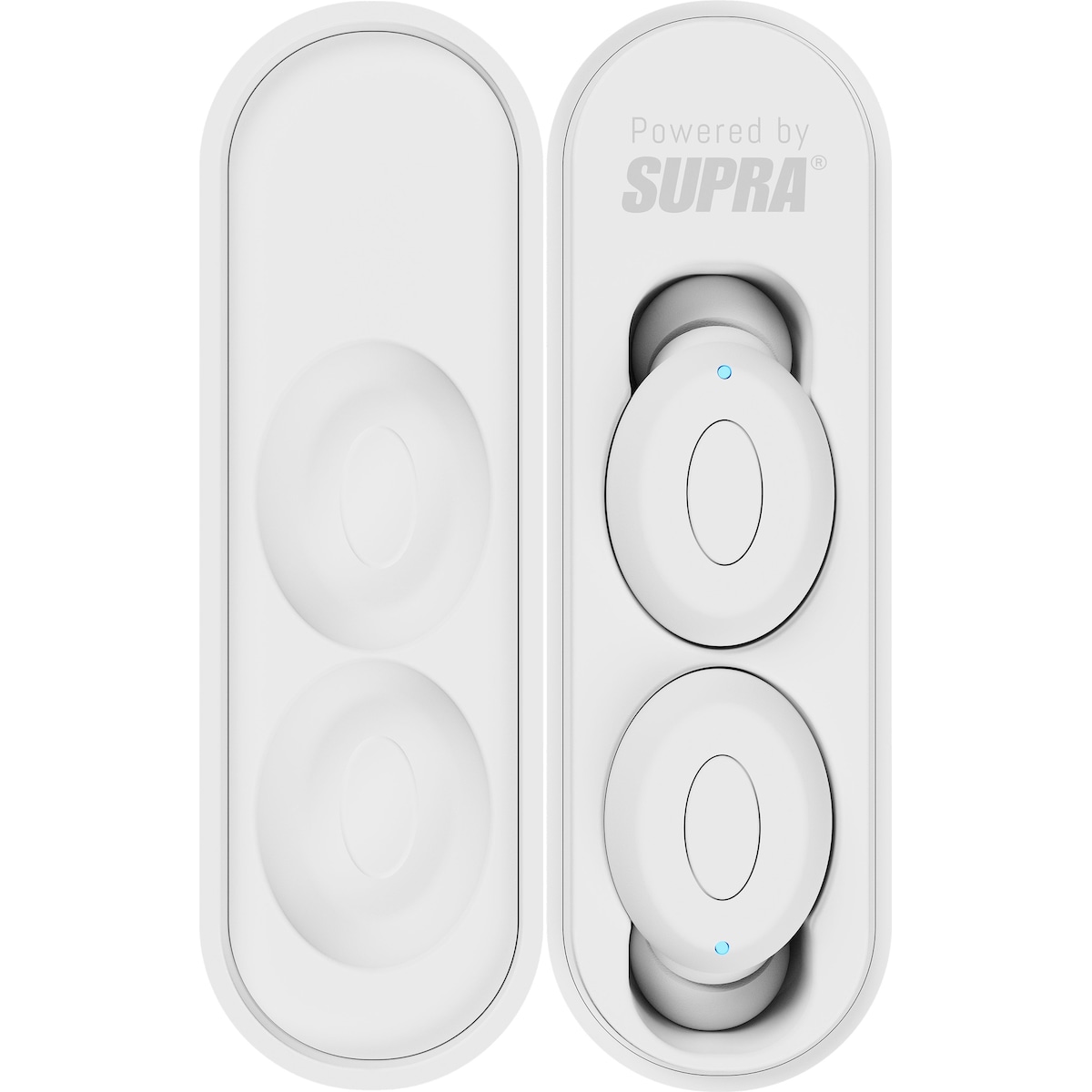 Supra NERO-TX helt trådløse in-ear hodetelefoner (hvit)